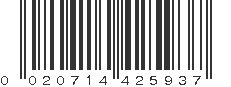 UPC 020714425937