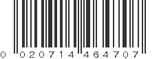 UPC 020714464707