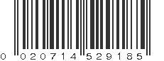 UPC 020714529185