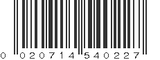 UPC 020714540227