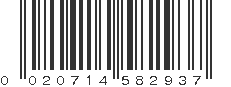 UPC 020714582937