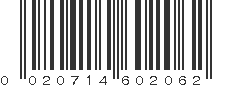 UPC 020714602062