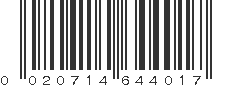 UPC 020714644017