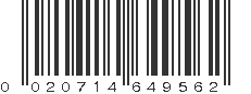 UPC 020714649562