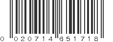 UPC 020714651718