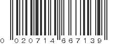 UPC 020714667139