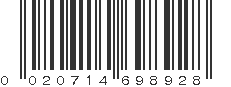 UPC 020714698928