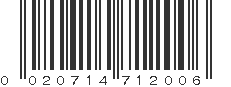 UPC 020714712006