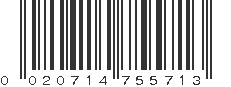 UPC 020714755713