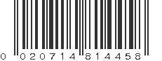 UPC 020714814458