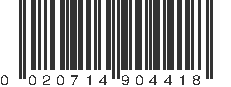 UPC 020714904418