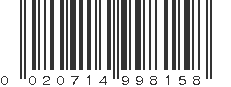 UPC 020714998158