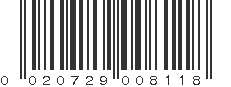 UPC 020729008118