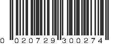 UPC 020729300274