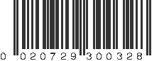 UPC 020729300328