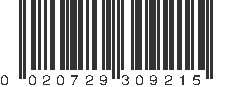 UPC 020729309215