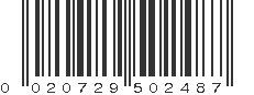 UPC 020729502487