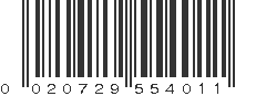 UPC 020729554011