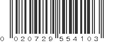 UPC 020729554103