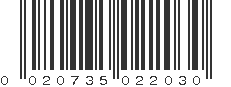 UPC 020735022030