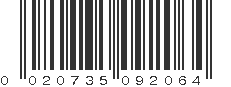 UPC 020735092064