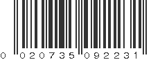 UPC 020735092231