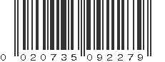 UPC 020735092279