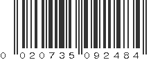 UPC 020735092484