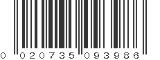 UPC 020735093986