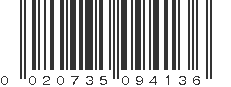 UPC 020735094136