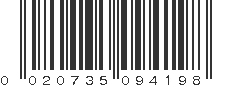 UPC 020735094198