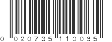 UPC 020735110065