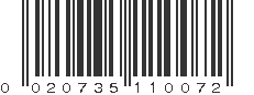 UPC 020735110072