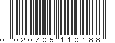 UPC 020735110188