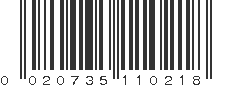 UPC 020735110218