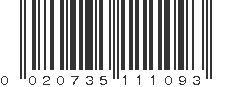 UPC 020735111093