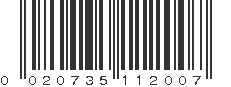 UPC 020735112007