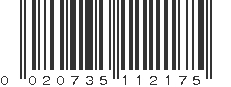 UPC 020735112175