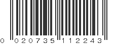 UPC 020735112243