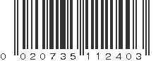 UPC 020735112403