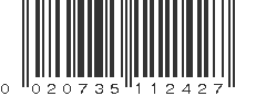 UPC 020735112427