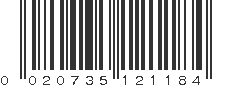 UPC 020735121184