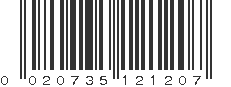 UPC 020735121207