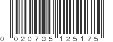 UPC 020735125175