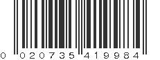 UPC 020735419984