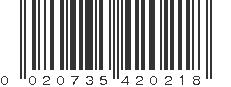 UPC 020735420218