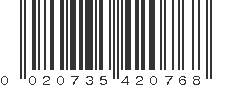 UPC 020735420768