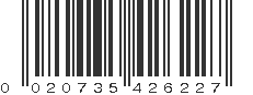 UPC 020735426227