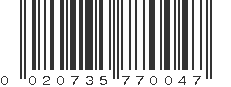 UPC 020735770047