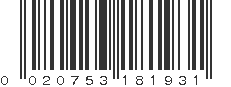 UPC 020753181931